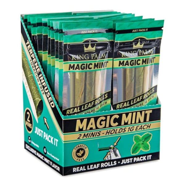 Display King Palm 2 Mini Rolls Magic Mint 20 Unid