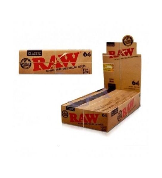 Raw 1 1/4 64 Hojas Raw 1 1/4 64 Hojas