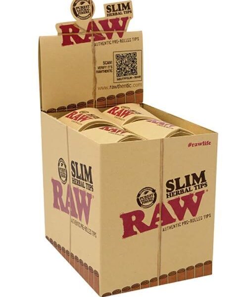 Raw Pre-rolled Slim Tips 20 Raw Pre-rolled Slim Tips 20