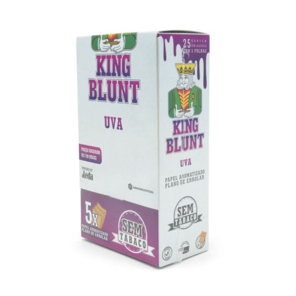 King Blunt Hemp Wrap Grape (25paq/5wraps)