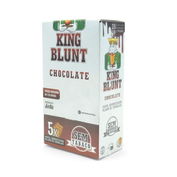 King Blunt Hemp Wrap Chocolate (25paq/5wraps)