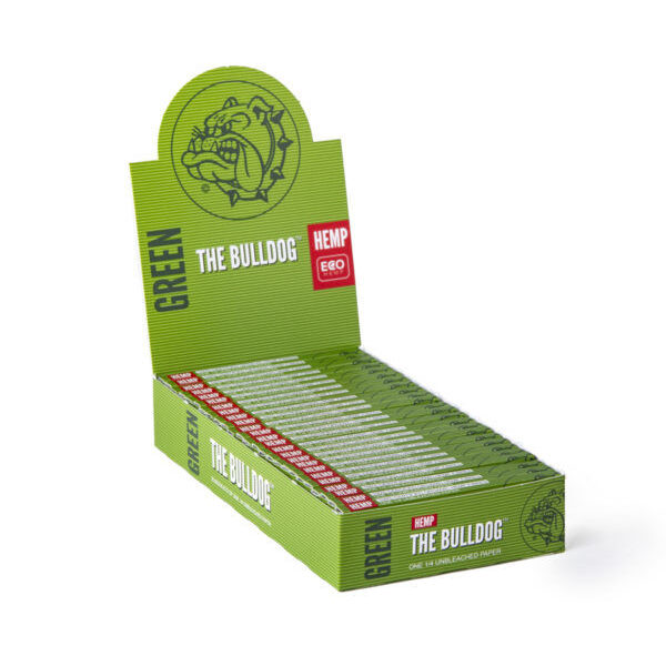 Carrito The Bulldog Papel Green Hemp 1 1/4 (25 Librillos)