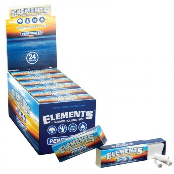 Elements Display Gummed Perforated Tips (24 Librillos)