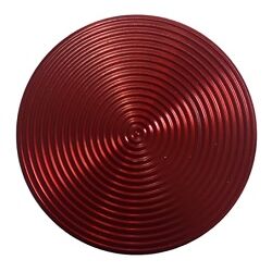 Grinder Metal Ondas 50mm 4 Partes Rojo